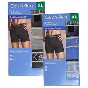 Calvin Klein Boxer Briefs Men Underwear XL Stretch Ultimate Comfort 6 Pairs NWT